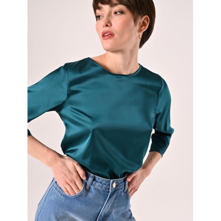 BLUSA ROYAL GREEN